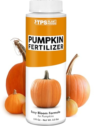 Pumpkin Fertilizer – Liquid Plant Food for Bigger Pumpkins, Vigorous Vines & Larger Harvests, 8 oz