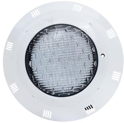 pochcicou Poollampa, 45 W 12 V AC vattentät IP68 simlampa RGB LED nedsänkbar lampa med fjärrkontroll, 120° strålvinkel, justerbar 11 belysningslägen