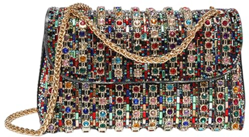 Kvällsväskor för kvinnor, Rhinestone-väskor för damer, Glittrande damväska | kvällsväska, Mjuk bärbar Rhinestone Clutch-väska kvinnor