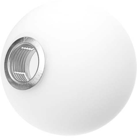 Roleader Paralume Vetro Ricambio Sfera Bianco Opaco G9 per Lampadario e Applique, Facile da Installare, Salotto e Camera da Letto