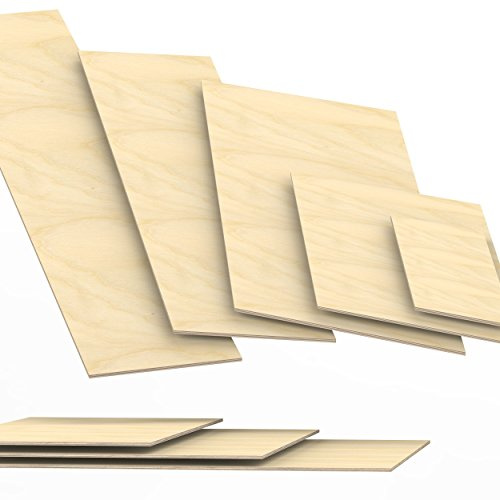 AUPROTEC 40x60 cm Multiplex Holzplatte aus Birke | BB/BB Qualität | 6mm