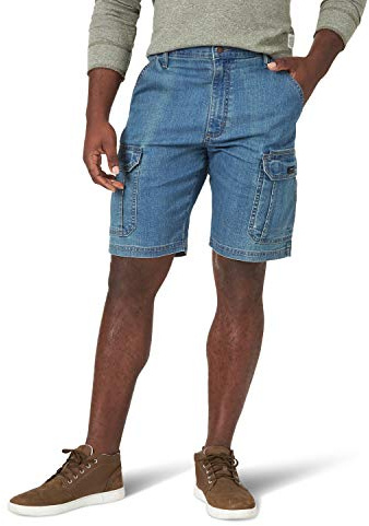Wrangler Authentics herr klassisk avslappnad passform stretch last kort