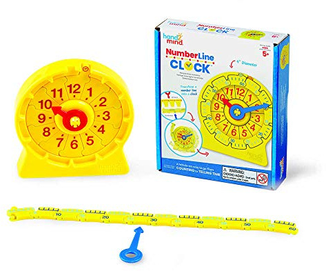 Learning Resources 24-Hour Number Line Clock Single Student Set