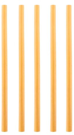 Koala Spain (100 Unidades) Pajitas Reutilizables de Bambú Ecológico