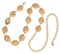 Waist Chain Belts Apparel Belt, Western Metal Concho Chain Belts, Hollow Out Daisy Chain Belt, Adjustable Boho Metal Belts for Decorate Outfit Dresses Jeans Cowgirl Fashion Ornaments(Gold)