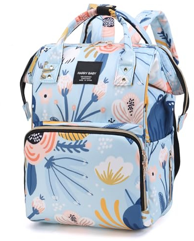 Bestele Sacs à dos à Langer, Sac à Langer avec Poches Isolées pour Repas Bébé Biberon Couches, Sac à Langer Bébé Grand Format pour Maman Papa Unisexe Imperméable Multifonctions