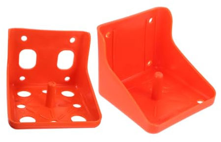 VILLCASE 2pcs Salt Block Holder for Livestock PE Material Salt Lick Rack with Easy Access Design for Cattle Sheep Horses Farm Feeding