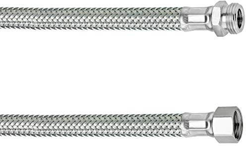 Cornat Tubo di collegamento flessibile – 200 mm di lunghezza – 3/8 IG, 3/8 AG – Intreccio in acciaio inox di alta qualità/tubo di collegamento per rubinetti/tubo flessibile / T3173091270
