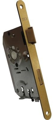 ABUS ES BB R G 55 72 20 – Einsteckschloss, Schlüssel, ES Achse 55/Abstand 72 mm, goldfarben