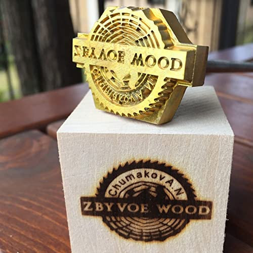 Individuelles Branding Eisen für personalisierte Holz Heat Stamp für Geschenk, Holzbearbeitung Design Küche, Hochzeit (2,5 x 2,5 cm)