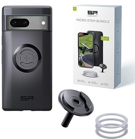 SP CONNECT Micro Stem Bundle | SPC+ | für Google Pixel 7 Handy Halterung für den fahrradlenker | Smartphone Halterung Fahrrad | handyhalter