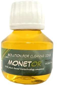 MONETOR: NETTOYEUR DOUX POUR MONNAIE 100% VÉGÉTAL (50ML)