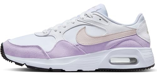 Nike Women Air Max Sc Sneaker, White Platinum Violet Violet Mist Black, 5 UK