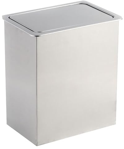 JTWWDM Poubelle Intégrée Carrée Encastrée, Corbeille À Papier Pour Plan de Travail, Poubelle Cachée, Conteneurs À Déchets Cuisine, Big A