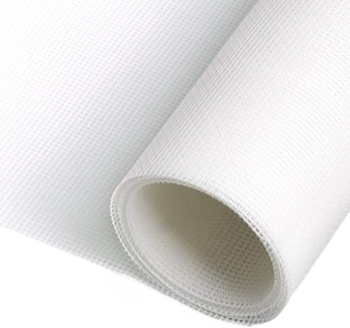 fowong Fly Screens for Windows - 120 x 250cm White Polyester Insect Mesh (2-Pack) | Mosquito & Bug Proof Window Screen | High Airflow Ventilation for Windows & Doors
