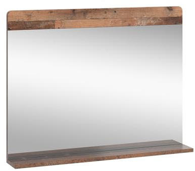 Vicco Specchio da bagno Izan, Oldstyle, 80.1 x 62 cm con ripiano