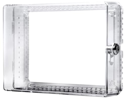 TayMac Plastic Thermostat Cover, Large, Includes Tumbler Lock, Clear