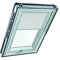 Roto ZFA - Estor plegable para ventanas de tejado Riel de guía plateado – Estor plisado para claraboya Designo R6/R8, i8 y Classic K 64/84 – Tamaño 094/140 | 09/14 – Color de la tela blanco