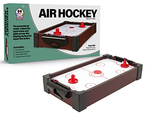 Table Air Hockey 16 inch Portable Air Hockey Game Teens Gift