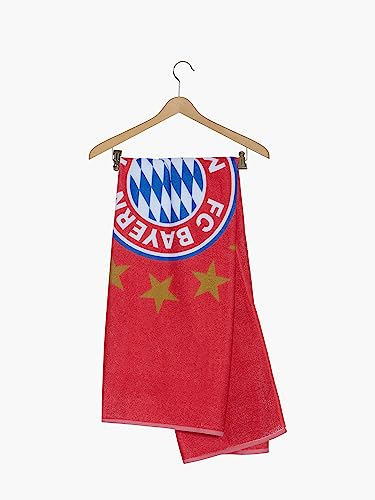 FC Bayern München Strandtuch I Badetuch I Handtuch I Rot I 75x150 cm