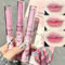 YIBABY 3 Farben Gelee-Lippenstift-Set, getönte Lippenglanz Herzform Lippenfleck, Spiegel feuchtigkeitsspendende getönte Lippenbalsam, lebendige Farbe glänzende Lippen Make-up für Mädchen (A)