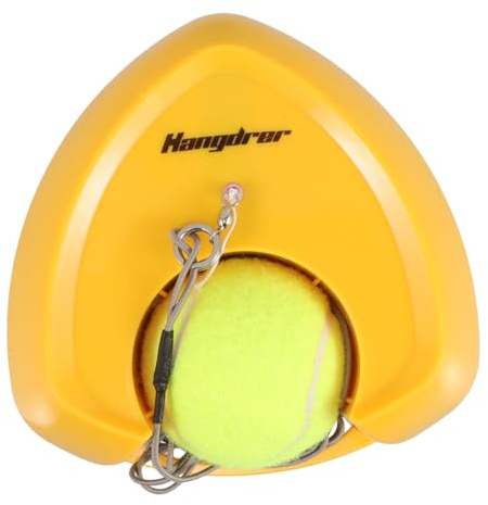 Toyvian Allenatore Tennis Portatile Ausilio per Allenamento con Palline Tennis Set Attrezzature per Esercizi Individuali Gruppo Base Retrattile Forma Cuore per Rimbalzo Pratico