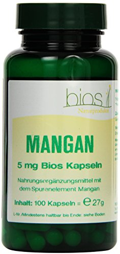 Bios Mangan 5 mg, 100 Kapseln, 1er Pack (1 x 27 g)