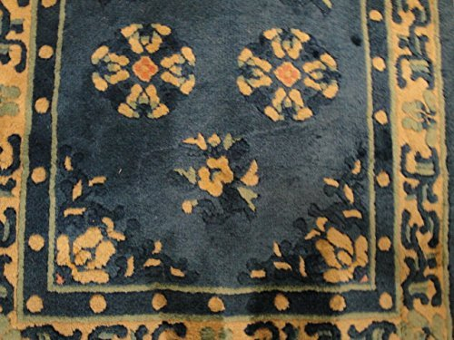 Handgeknüpfter China Orientteppich aus Schurwolle 125 x 062 cm Peking Design