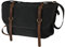 Rothco Vintage Canvas Explorer Umhängetasche mit Lederakzenten, Schwarz, Einheitsgröße