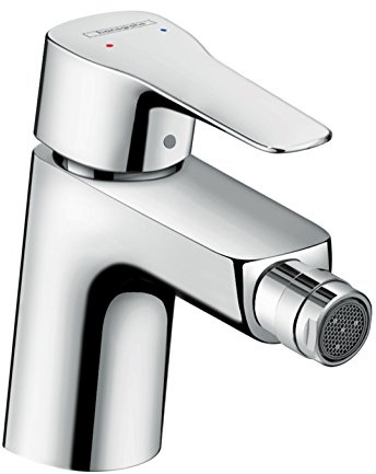 Hansgrohe 71235000 mysport Bidet Mixer Tap with Drainage Fitting Chrome Pull
