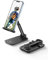 UGREEN Support Téléphone Bureau Réglable Pose Téléphone Portable Pliable Porte Stand Smartphone Table Compatible avec iPhone 14 Plus Pro Max 13 Mini 12 Galaxy S23 S22 S21 Note20 Redmi (Noir)