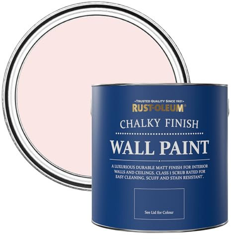 Rust-Oleum Pink Matt Emulsion Wall Paint - Strawberry Vanilla 2.5L