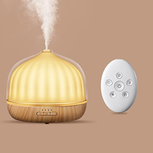 Rraeoy Difusor de Aceite Esencial, difusores de aromaterapia for aceites Esenciales, humidificador de Niebla fría de 100 ml, con luz Nocturna 2 Modo de Niebla sin Agua Auto-Off