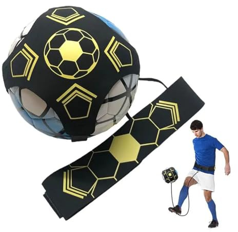 QuxetlRyz Elastico Calcio Tiro Cintura da calcio for allenamento a mani libere, lancio di calci, attrezzatura for esercizi palleggio nel for giovani adulti principianti
