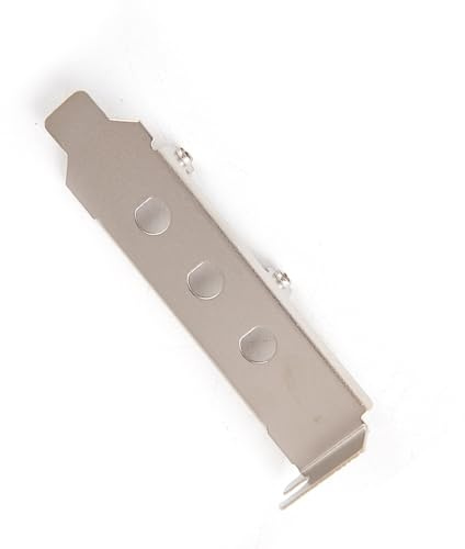 CRFFZ Staffa PCIE universale a mezza altezza per scheda di rete Durevolezza Costruzione in metallo Facile installazione Colore argento Profilo sottile Slot di espansione Copertura per schede di rete