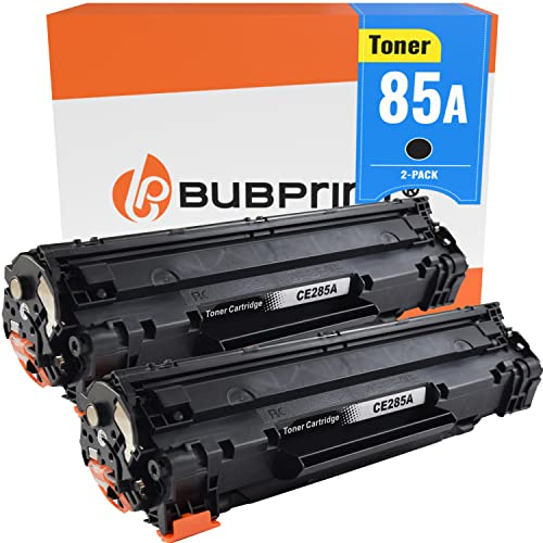 Bubprint 2 Tonerkartuschen kompatibel als Ersatz für HP 85A CE285A für Laserjet Pro P1102 P1102W P1106 P1100 P1109W M1132 M1136 MFP M1212nf M1217nfw M1212 M1210 Schwarz