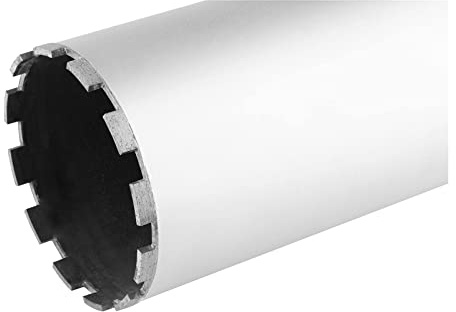 MSW Scie Trépan Diamant Scie Cloche Diamantée Foret Carottage MSW-DCD-300/162 (Acier et revêtement diamanté, Ø 162 x 300 mm, 90 HRC, Raccord fileté : 1 1/4)