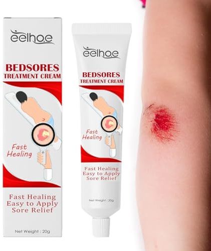 KLUFO Bedsore Wound Care Cream,Soress Relief Healing Cream 20g | Bedsore Ointment For Fast Healing - Bed Soress, Pressure Soress, Chafed Skin Hard-to-Heal Skin Soress Wound Healing
