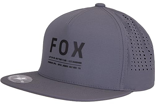 Fox Non Stop Tech Snapback Cap (one Size, Steel Grey)
