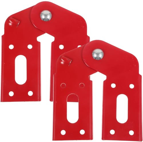IWOWHERO Attic Ladder Hinge Buckle Ladder Joint Connector Folding Step Hinge Replacement Part Loft Attachment for Repair 2 Pack 5.71 X 5.39 X 0.59 in