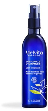 Melvita - Acqua Floreale di Amamelide - Lozione Tonica per Pelli Sensibili - Tonificante e Lenitiva - Ingredienti di Origine Naturale - Flacone 200 ml