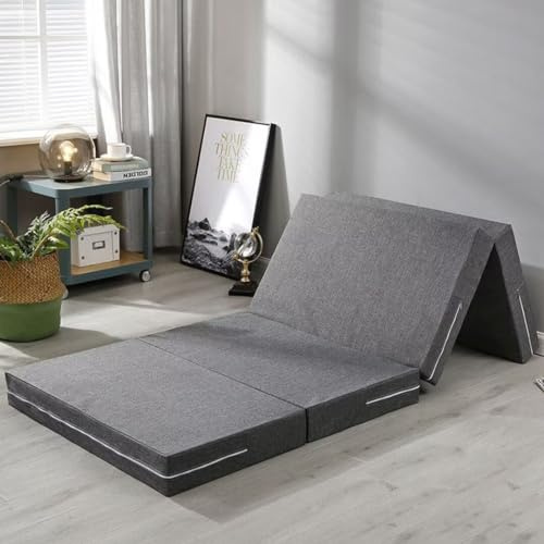 5cm Memory Foam Folding Mattress Single - Convenient Foldable Bed for Travel, Camping, Floor - Guest Bed with Soft Memory Foam Padding