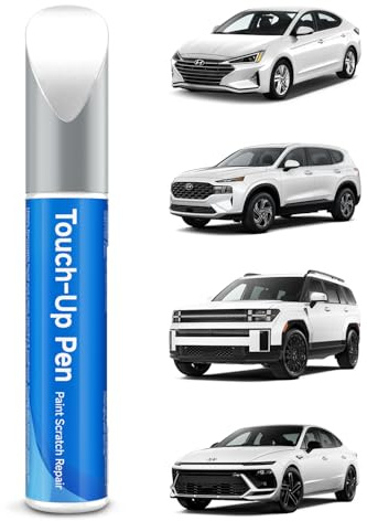 W8 WW8 Quartz White Pearl Tricoat Touch Up Paint Compatible with Hyundai Exact Match Touch Up Paint Car Scratch Repair