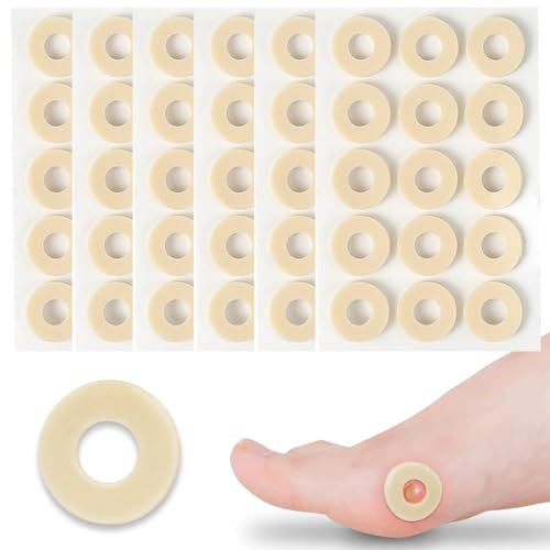 CJQRL 90 Pezzi Cerotti Calli, Cerotti Calli Piedi, Cuscini Di Mais In Morbida Schiuma Di Lattice Autoadesivi, Anti-Attrito, Cuscinetti Per Calli Per Dita Dei Piedi, Riducono Il Dolore Ai Piedi