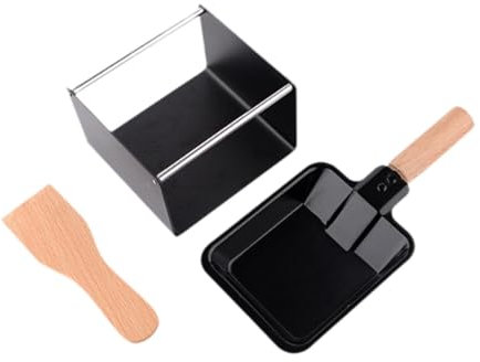 SiaBiced Cheese Raclette Oven Wood Handle Cheese Roaster for Grill Cooking Sausage