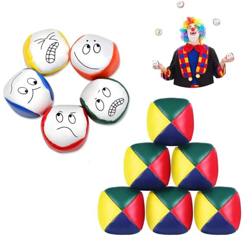 Générique Palline da Giocolazione, 10pcs principianti palle da Giocoleria morbide e facili palle da Giocoleria per Bambini e Adulti