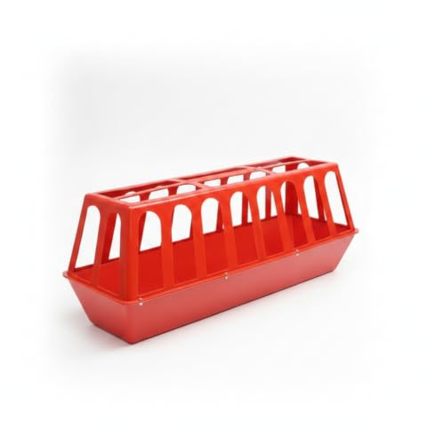 Yunmeryker Automatic Chicken Feeder Feeder, Anti-Scatter Feed Trough, 20 Feeding Ports
