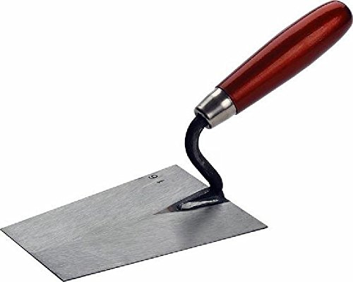 TRIUSO Kantige Kelle Stukkateurkelle 160 mm Schwanenhals