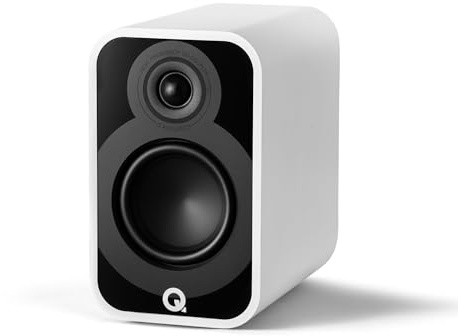 Q Acoustics 5010 Kompakte Bücherregal-Lautsprecher, 11,4 cm Mittel-/Bass-Treiber, 2,5 cm Hochtöner, Stereoanlage für Heimkino und Entertainment Center