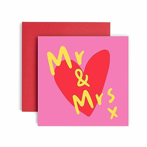 Huxters Wedding ‘Congratulations to the Happy Couple’ Wedding gifts Congratulations Wedding card - Wedding gifts for couple - Fun Greetings Card - Wedding Card (Mr and Mrs)
